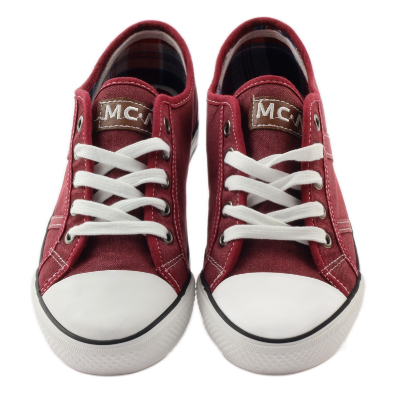 Mcarthur 01-BG vínové polotenisky vícebarevný hnědý bílý 5