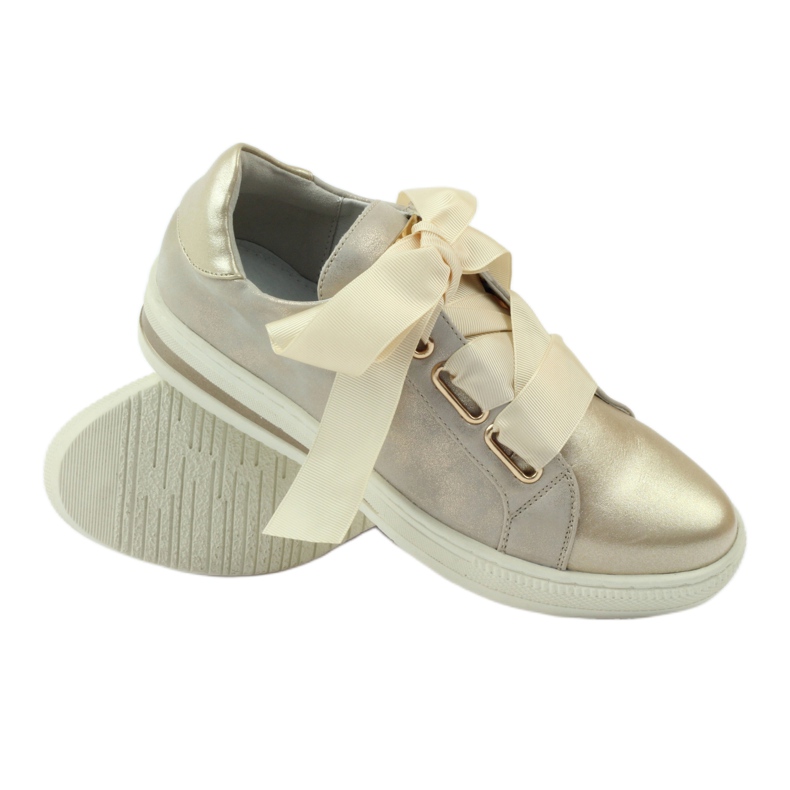 Kožená stélka Creepers Filippo šedá zlatý 3