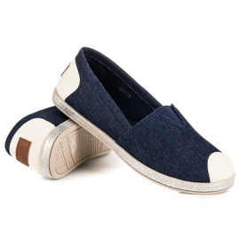 Muto Džínové espadrilky modrý 5