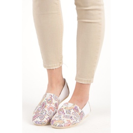 L. Day Espadrilky S Etnickým Vzorem bílý 6