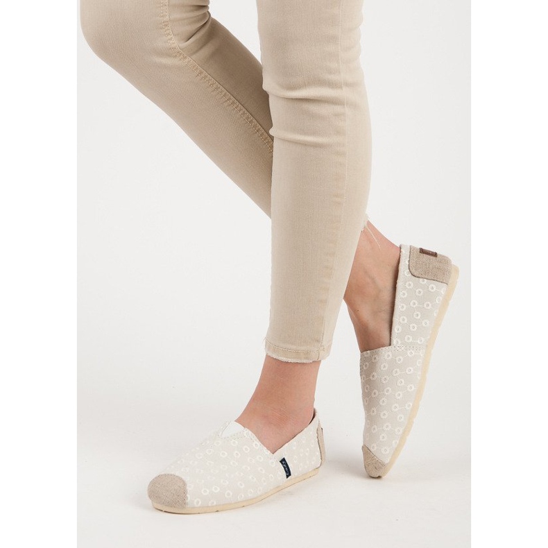 L. Day Béžové espadrilky béžový 1