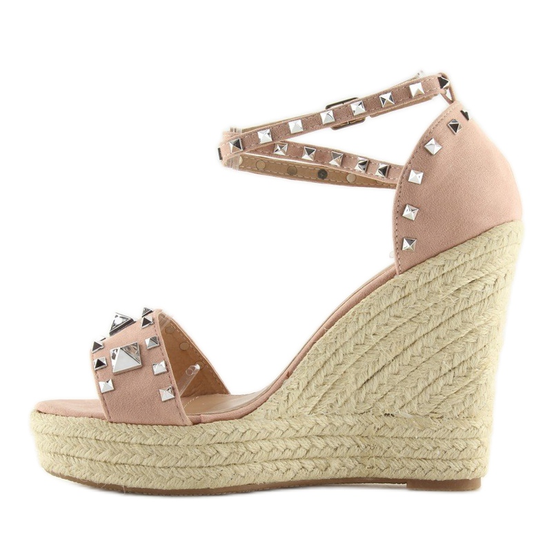 Espadrilky na klínech růžové 100-862SC růžové růžový 2 Espadrilky na klínech růžové 100-862SC růžové růžový 2