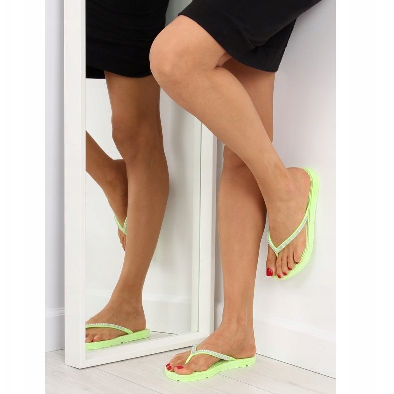 BM Zelené gumové žabky CK40P LT.ZELENÉ zelená 1