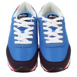 American Club Americká modrá svázaná sportovní obuv modrý 4