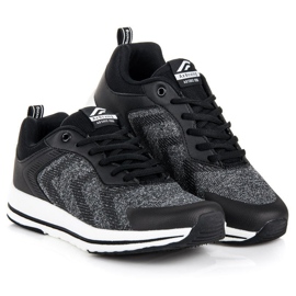 Ax Boxing Svázané sportovní boty černá šedá 1