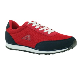 American Club Americké červené pánské sportovní boty se zavazováním námořnická modrá 1