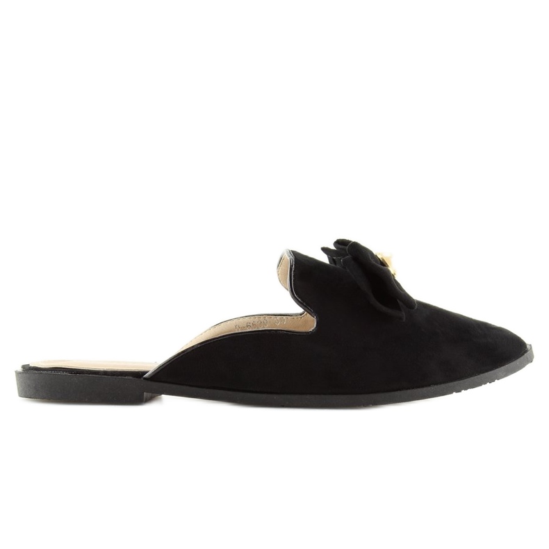 Černé pantofle Lordsy D-6539 černé černá 1 Černé pantofle Lordsy D-6539 černé černá 1