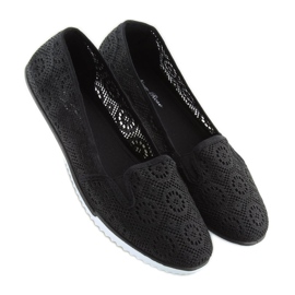 Černá krajka slipony MN70 černá černý 1