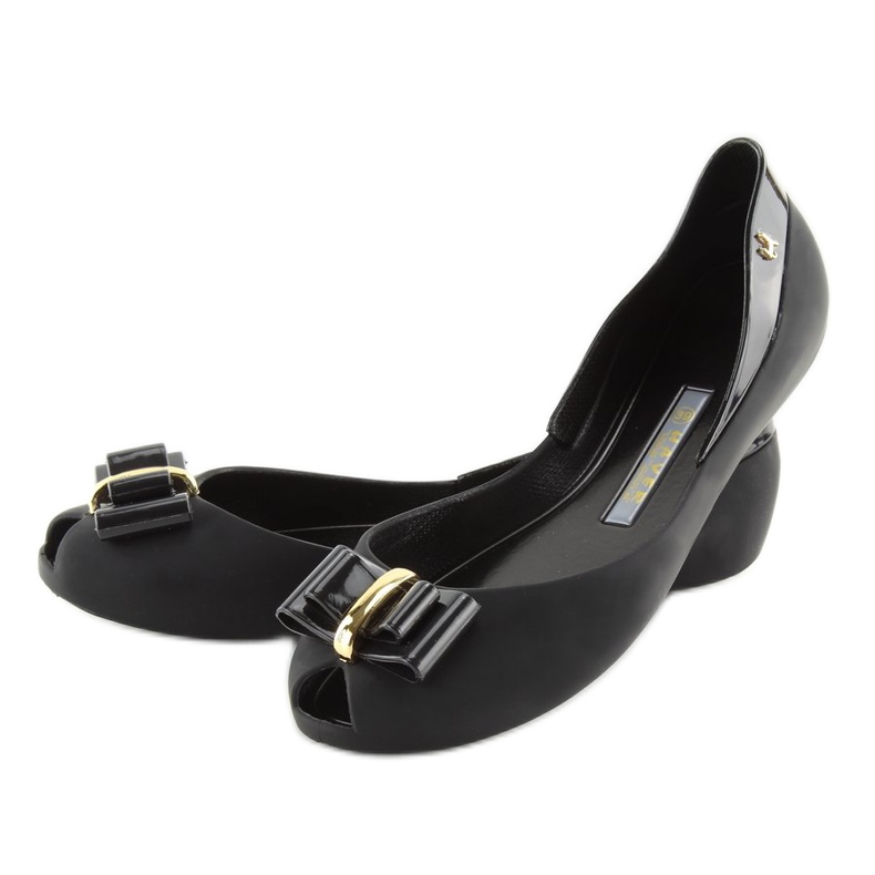Baleríny meliski černé KM98 BLACK / BLACK černý 1
