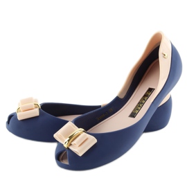 NAVY / D.BEIGE tmavě modré balerínky melissa námořnická modř 1