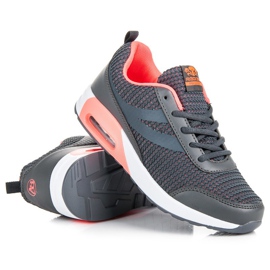 Ax Boxing Módní sportovní obuv šedá růžový 1