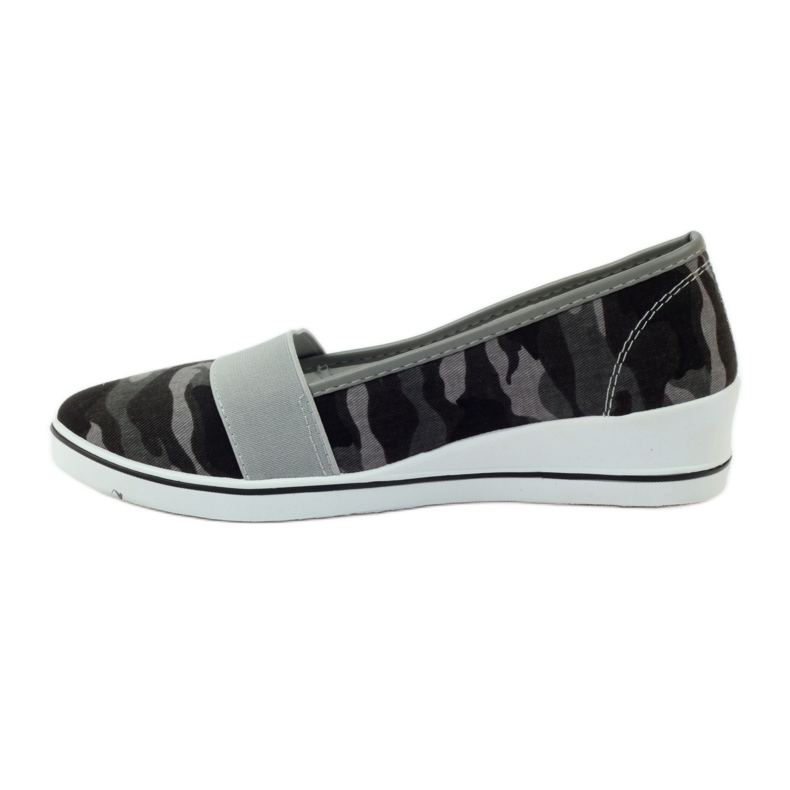Camo tenisky na klínovém podpatku Mckey 182 zelený 2