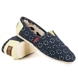 L. Day Navlékací espadrilky modrý 2