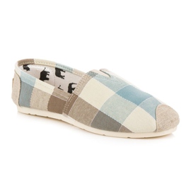 L. Day Pohodlné kostkované espadrilky vícebarevný 3