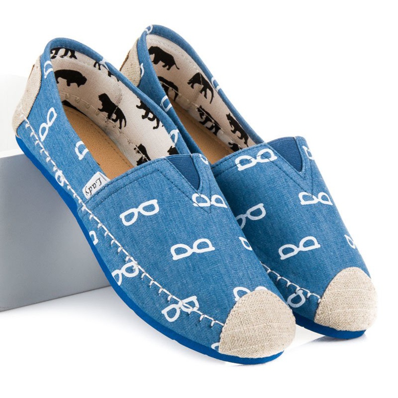 L. Day Modré slipy modrý 2