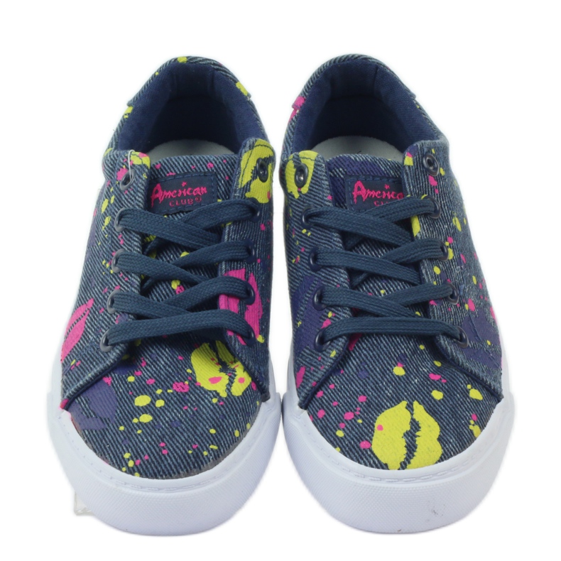 American Club Džínové tenisky tenisky v amerických ústech námořnická modrá 4