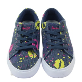 American Club Džínové tenisky tenisky v amerických ústech námořnická modrá 4