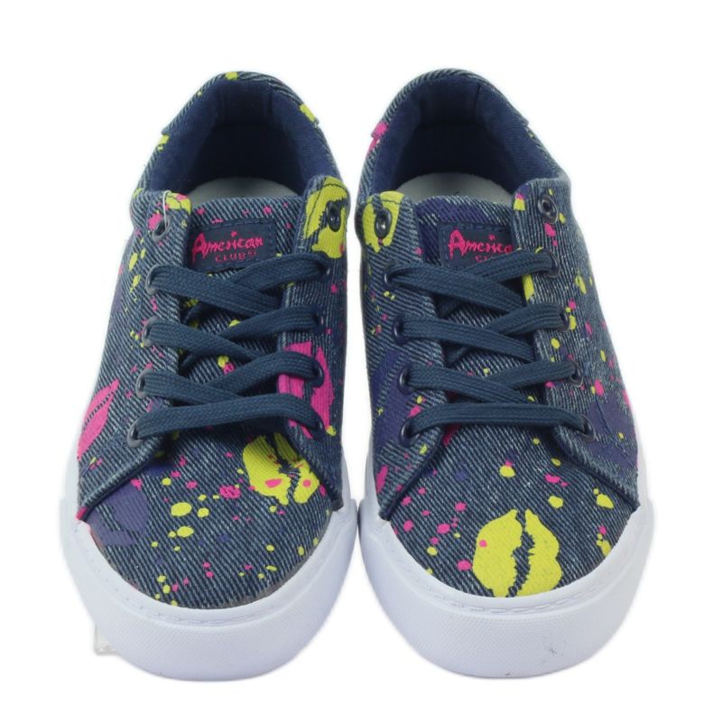 American Club Džínové tenisky tenisky v amerických ústech námořnická modrá 4