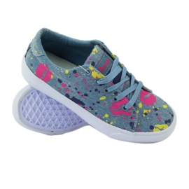 American Club Džínové tenisky tenisky v amerických ústech modrý 3