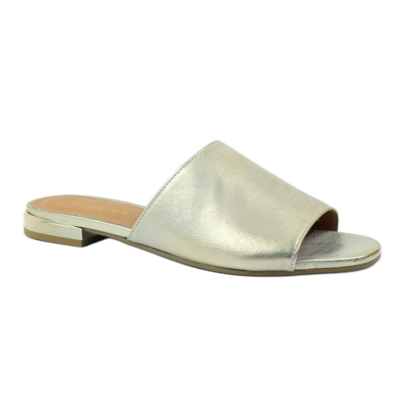 Elegantní zlaté pantofle Badura 5155 zlatý 1 Elegantní zlaté pantofle Badura 5155 zlatý 1