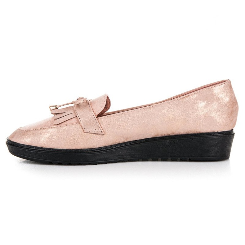 Queen Vivi Módní mokasíny na jaro růžový 1