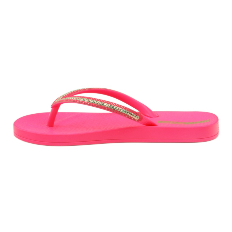 Žabky zlatý řetízek Ipanema 8238 růžový žluť 2