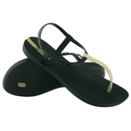 Ipanema 82283 černé zlaté žabky černý žluť 3