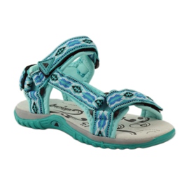 American Club Sandály s americkou koženou vložkou 5268 vícebarevný 1