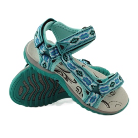 American Club Sandály s americkou koženou vložkou 5268 vícebarevný 3