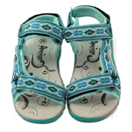 American Club Sandály s americkou koženou vložkou 5268 vícebarevný 4