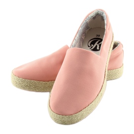 Espadrilky nazouvací růžové k1833801 Rosa růžový 1 Espadrilky nazouvací růžové k1833801 Rosa růžový 1