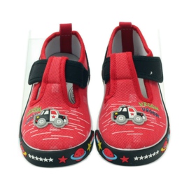 American Club Americké kožené tenisky se stélkou červené černá 4