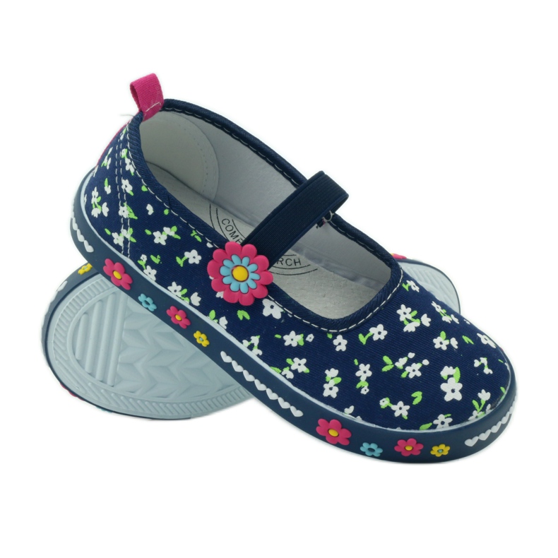 American Club Americké kožené tenisky se stélkou námořnická modrá 3