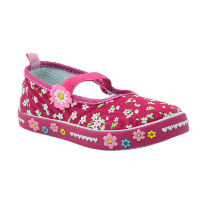 American Club Americké kožené tenisky se stélkou růžový 1