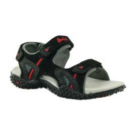 American Club Sandály s americkou koženou vložkou 5267 černá 1