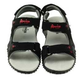 American Club Sandály s americkou koženou vložkou 5267 černá 4