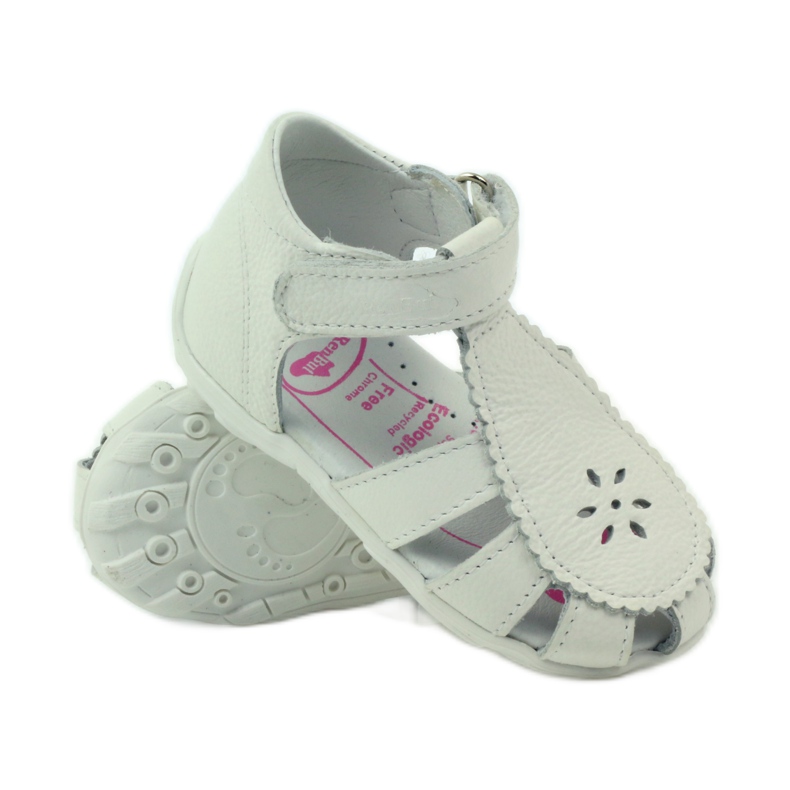 Bílé sandály Ren But 1477 bílý 4