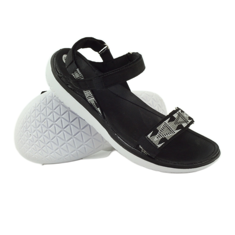 American Club EVA americké lehké špódové sandály černá šedá 3