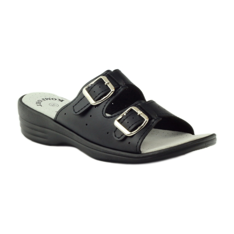 American Club Pohodlné zdravotní pantofle American 2/2018 černá 1