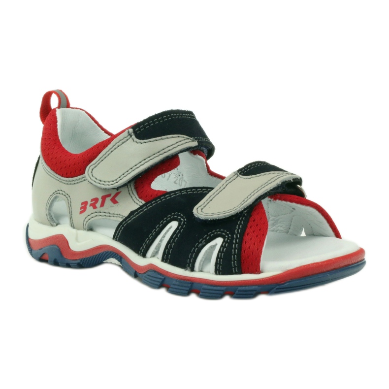 Sandály na suchý zip Bartek 16187 šedá 1