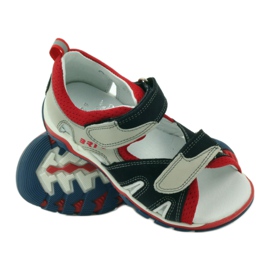 Sandály na suchý zip Bartek 16187 šedá 3