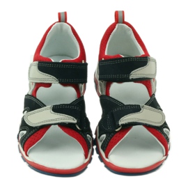 Sandály na suchý zip Bartek 16187 šedá 4