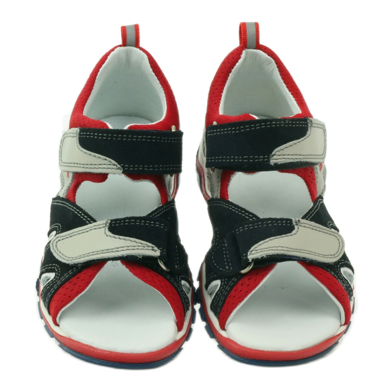 Sandály na suchý zip Bartek 16187 šedá 4