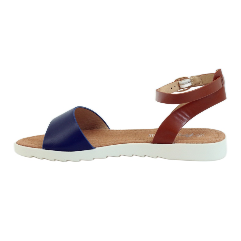 American Club Americké sandály z kůže 170621 hnědý námořnická modrá 2 American Club Americké sandály z kůže 170621 hnědý námořnická modrá 2