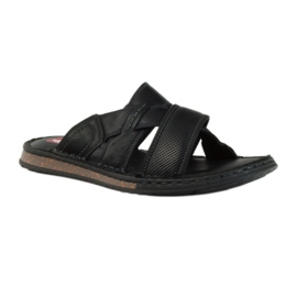 American Club Pánské pantofle světlý EVA americký spodek černá 1