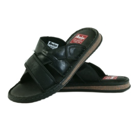 American Club Pánské pantofle světlý EVA americký spodek černá 3