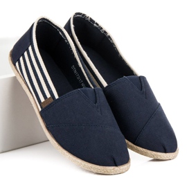 McKey Námořnické modré espadrilky modrý 1