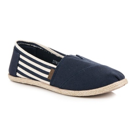 McKey Námořnické modré espadrilky modrý 2