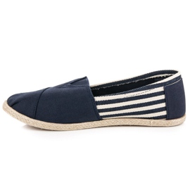 McKey Námořnické modré espadrilky modrý 3