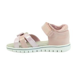 American Club Sandály s americkou koženou vložkou 17028 růžový 2 American Club Sandály s americkou koženou vložkou 17028 růžový 2